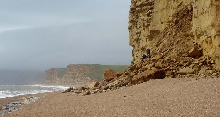 070515-Fossil_hunting_Burton_Cliffs-Ray_Beer