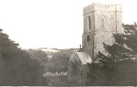 View of the church in 1957