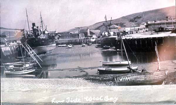 Low tide before the church was built 