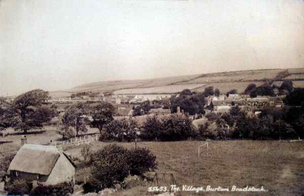 View over playing fields