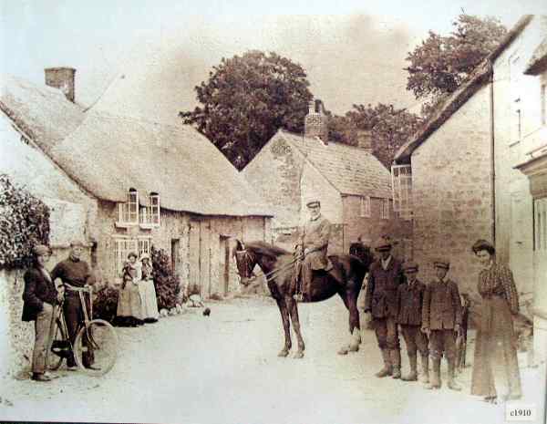 Grove Rd outside butcher's shop C. 1910