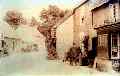 Mr & Mrs Gale outside butcher's shop C. 1920