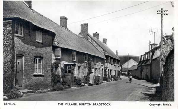 Old cottages before PO moved