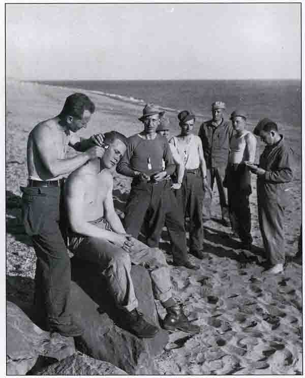 Haircut on the beach