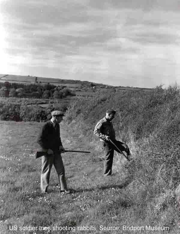 US GI and farmer 'rabbiting'