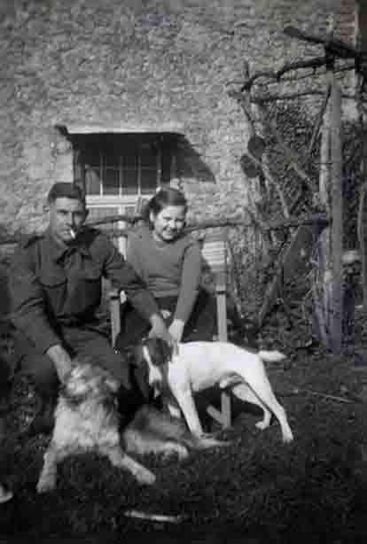 Pat Serjent & Janet with Bob & Spotty