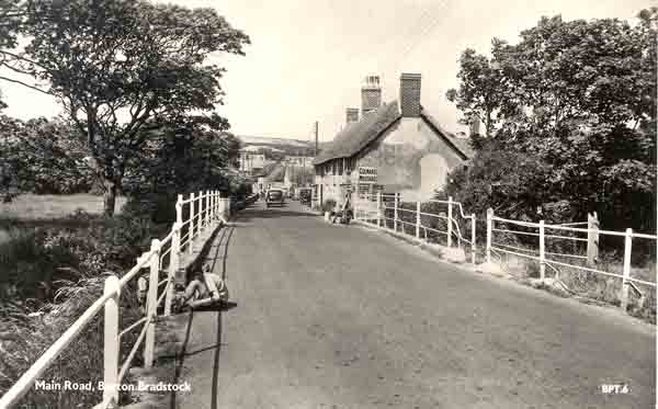 Children on the bridge - Colmans' Mustard sign on the end shop