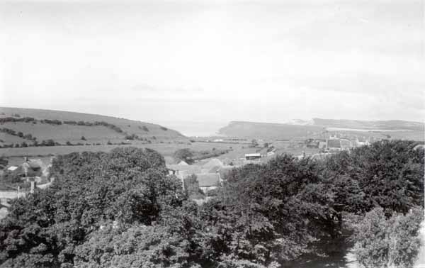 View from the church tower c1935