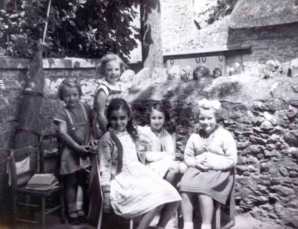 Burton Bradstock School Playground 1957