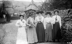 Ladies in Easter bonnets