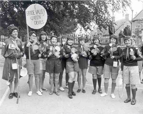 Burton Young Wives Group Carnival Parade in the late 1970s