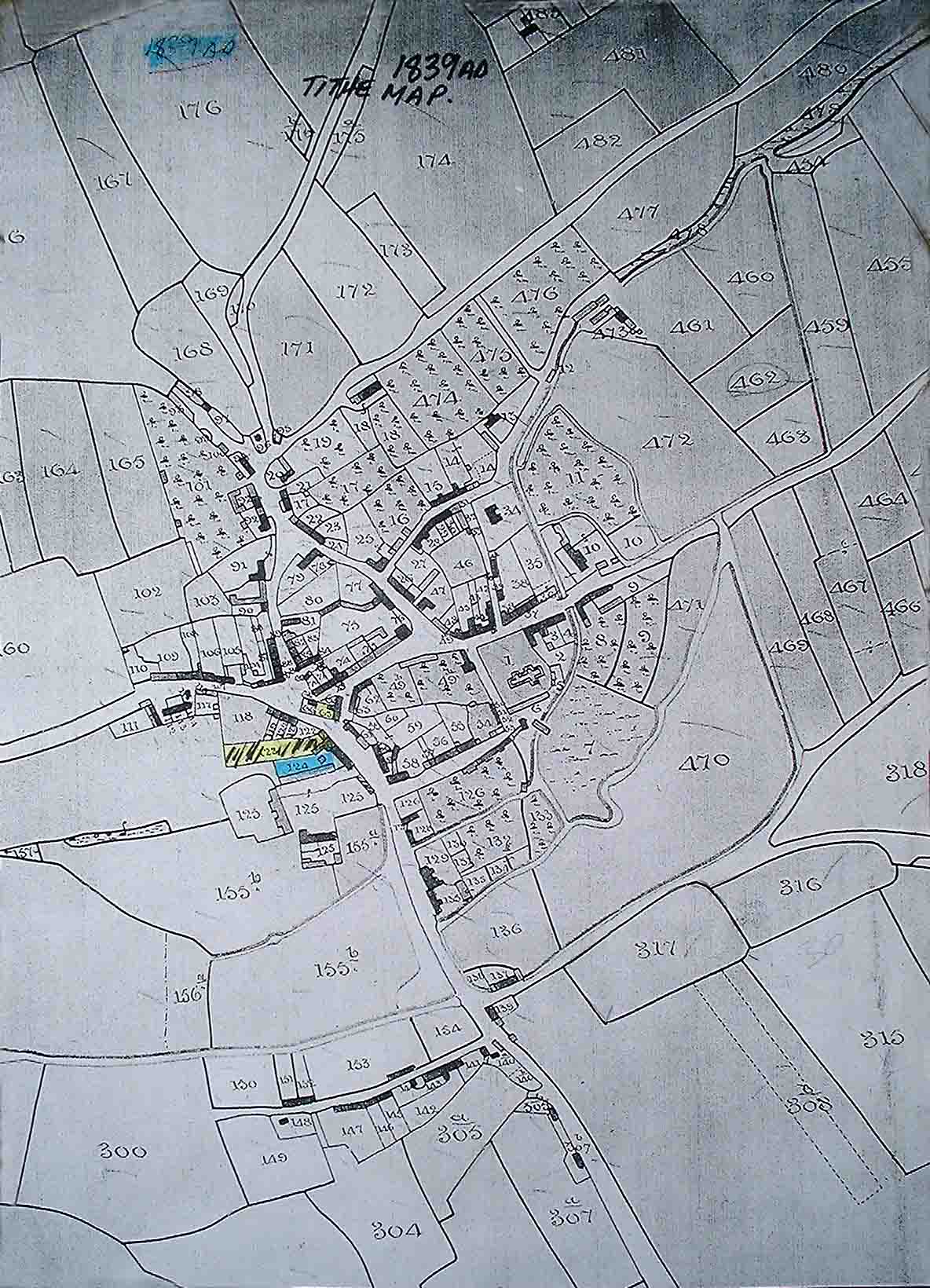 1839 Tithe Map