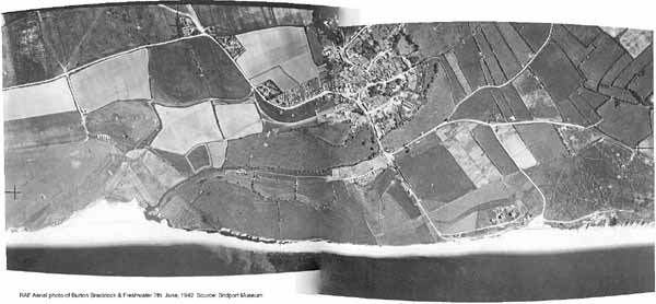 RAF stitched aerial photograph