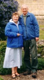 The Rev'd Canon John & Pam Atkinson at Wells Cathedral